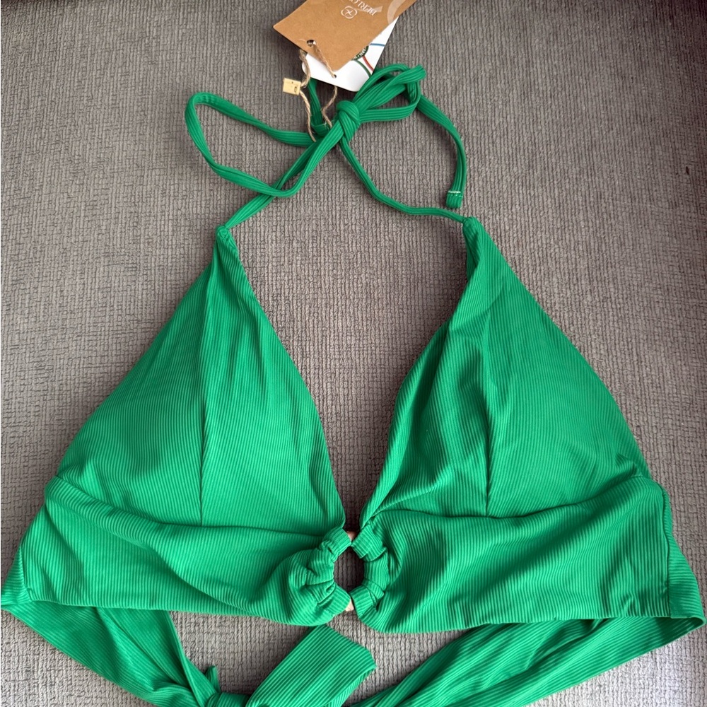 New Berlook Halter Bikini Top Size M
